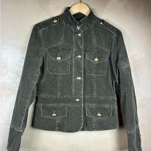 Telluride Clothing Co- Olive Green Corduroy Jacket- MEDIUM